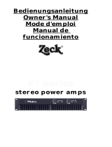 Zeck-audio AP1200 Le manuel du propriétaire