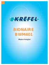 Bionaire BWM401 -  2 Manuel utilisateur