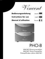 VINCENT PHO-8 Le manuel du propriétaire