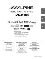 Alpine IVA-D106 Le manuel du propriétaire