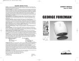 George Foreman GR26SBTMR Manuel utilisateur
