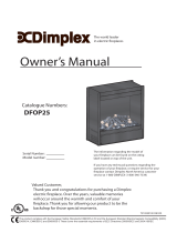 Dimplex DFOP25 Le manuel du propriétaire