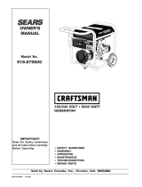 Craftsman MGP-679500 Le manuel du propriétaire