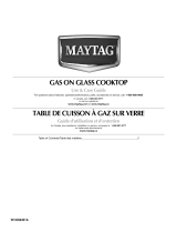 Maytag MGC7636WB - 36 in. 5 Burner Gas Cooktop Manuel utilisateur