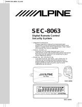 Alpine SEC-8346 Manuel utilisateur
