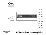 QSC CX302, CX502, CX702, CX902, CX1102, CX254, CX404, CX204V, CX302V, CX602V, CX1202V Manuel utilisateur