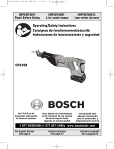 Bosch CRS180 Manuel utilisateur