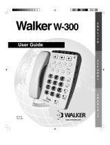 Walker W-300 Manuel utilisateur