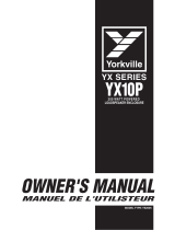 YORKVILLE YX10SP Le manuel du propriétaire