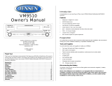 Jensen VM9510TS Le manuel du propriétaire