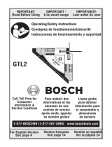 Bosch GTL2+GLL2 Manuel utilisateur