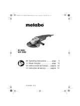 Metabo W2000 7 INCH Mode d'emploi