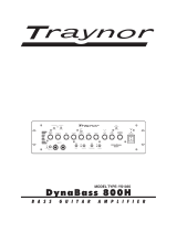 TRAYNOR DynaBass 800H YS1063 Le manuel du propriétaire