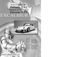 Excalibur Porsche 1:12 Manuel utilisateur