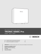 Bosch TRONIC 5000C Pro Guide d'installation