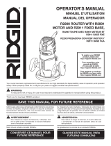RIDGID R2901 Mode d'emploi