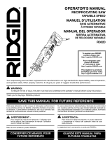 RIDGID R3020 Manuel utilisateur