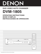Denon DVM-1805 - DVD Changer Mode d'emploi