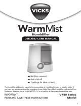 Vicks WarmMist V750 Series Manuel utilisateur