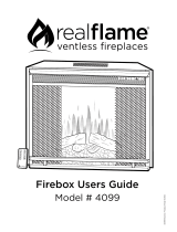 Real Flame 9220E-CHBW Manuel utilisateur