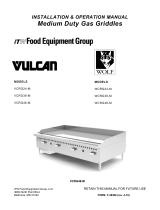 Vulcan Hart VCRG36-M Mode d'emploi