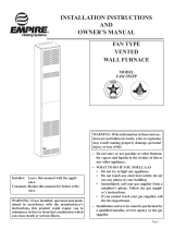Empire FAW-55SPP Le manuel du propriétaire