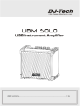 DJ-Tech UBM SOLO Manuel utilisateur
