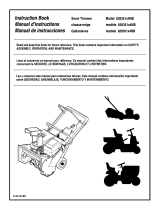 Murray 20" 3.5HP SINGLE STAGE SNOWTHROWER Mode d'emploi