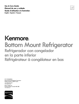 Sears Kenmore Bootom-Mount Refrigerator Mode d'emploi