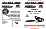 McCulloch EB356 Manuel utilisateur