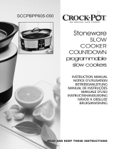 Crock-Pot SCCPBPP605 Manuel utilisateur