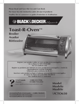 Black and Decker Appliances CTO650 Manuel utilisateur