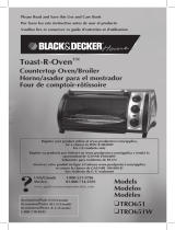 Black & Decker Toast-R-Oven TRO651W Manuel utilisateur
