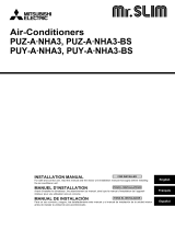 Mitsubishi Electric PUY-A42NHA3-BS Guide d'installation