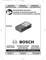 Bosch DLR165 Fiche technique