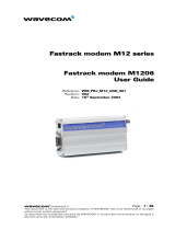Wavecom FASTRACK M1306B Mode d'emploi