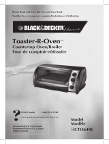 Black and Decker Appliances Toaster-R-Oven CTO649C Manuel utilisateur