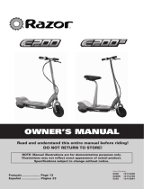 Razor E200 Series Le manuel du propriétaire