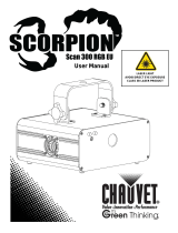 Chauvet Scorpion Scan 300 RBG EU Manuel utilisateur