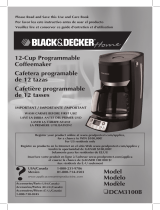 Black and Decker Appliances DCM3100B Mode d'emploi