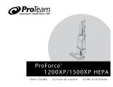 ProTeam ProForce 1200XP HEPA Manuel utilisateur