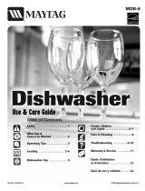 Maytag MDB7851AWW - 24 Inch Full Console Dishwasher Mode d'emploi
