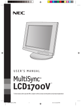 Mitsubishi Electronics LCD1700V Manuel utilisateur