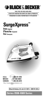 Black & Decker SurgeXpress X500 Series Manuel utilisateur