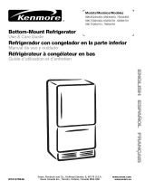 Sears Kenmore Bootom-Mount Refrigerator Manuel utilisateur
