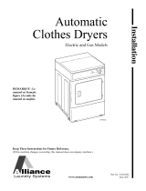 Alliance Laundry Systems DRY683C Guide d'installation