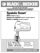 Black & Decker Spatula Smart MX40 Manuel utilisateur