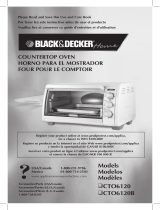 BLACK DECKER CTO6120B Manuel utilisateur