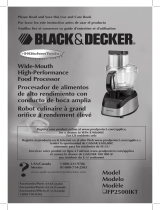 Black and Decker Appliances FP2500ikt Mode d'emploi