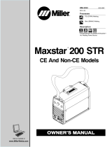 Miller Electric Maxstar 200 STR Le manuel du propriétaire